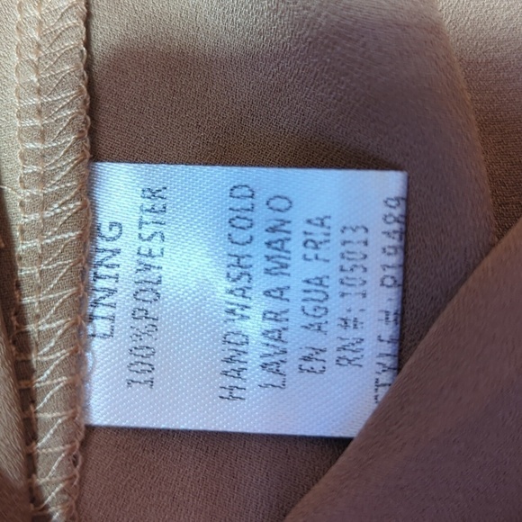 Andree by Unit Babydoll Long Sleeve Blouse Top 2x NWT - Picture 8 of 9